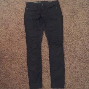 Madewell faux leather jeans